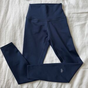 ALO Yoga Set 7/8 Airlift Leggings navy NWOT